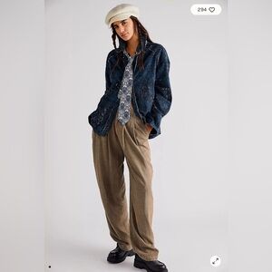 NWOT Free People / We the Free Marianne Corduroy Top Medium